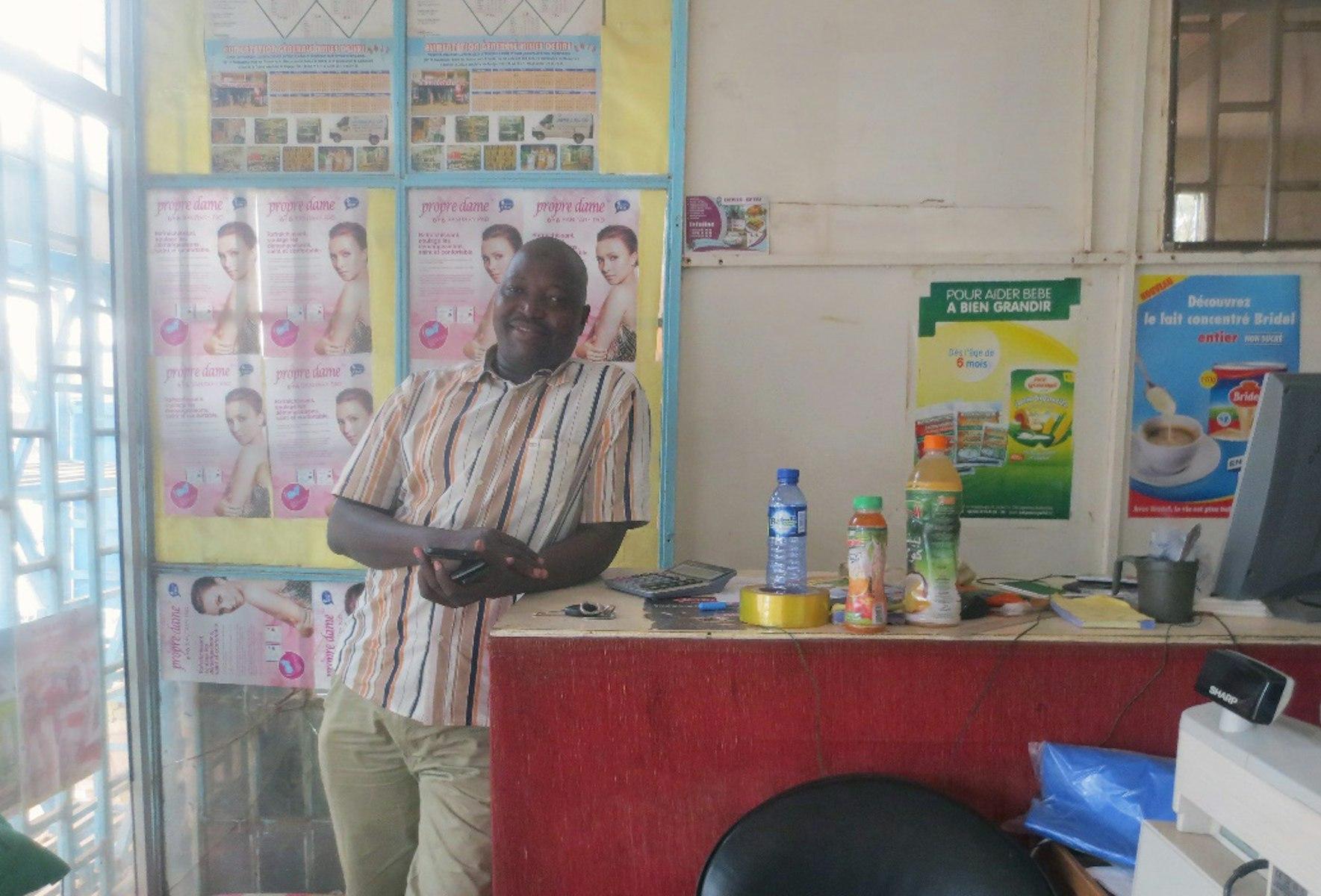 Ouedraogo Alidou, business owner and client of Première Agence de MicroFinance in Salbisgo-Dapoya, Burkina Faso.